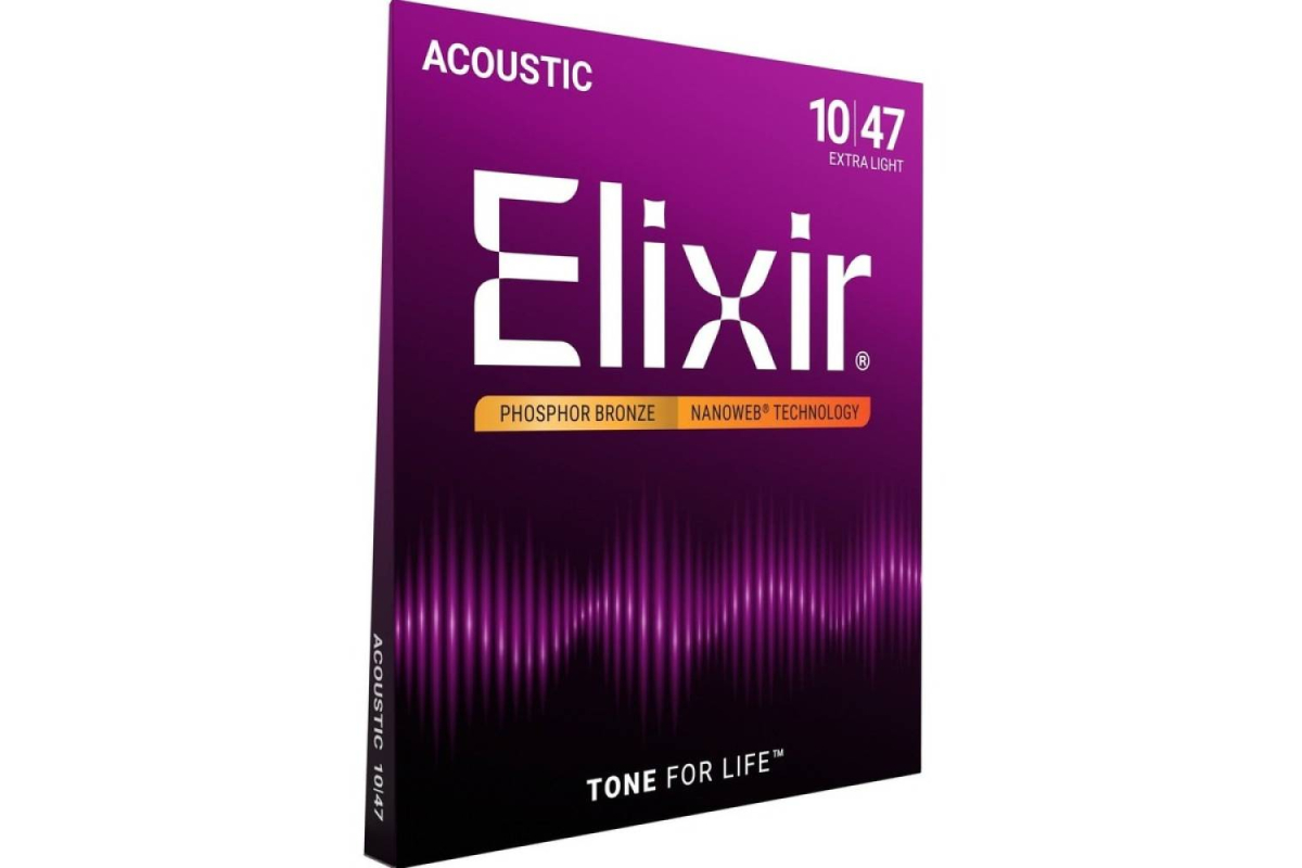 Струни для акустичних гітар ELIXIR PB NW EL