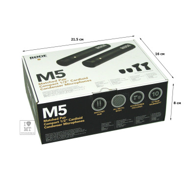 Купить RODE M5 MATCHED PAIR Микрофоны онлайн