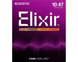 Струни для акустичних гітар ELIXIR AC NW EL