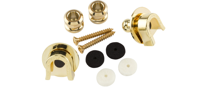 Стреплоки для гитары FENDER SCHALLER STRAP LOCKS GOLD
