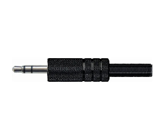 Коннектор miniJack стерео 3.5 мм QUIK LOK G118BK Stereo 3.5mm metal jack plug