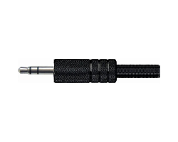 Коннектор miniJack стерео 3.5 мм QUIK LOK G118BK Stereo 3.5mm metal jack plug