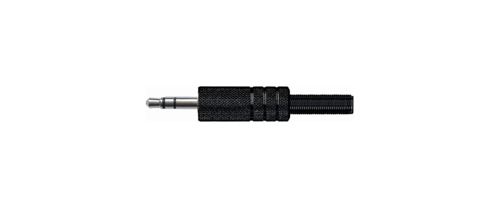 Коннектор miniJack стерео 3.5 мм QUIK LOK G118BK Stereo 3.5mm metal jack plug