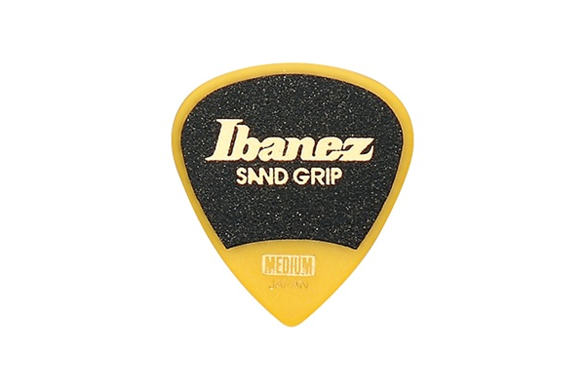 Медиатор IBANEZ PA16MSG-YE WIZARD MEDIUM SAND GRIP PICK YELLOW