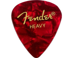 FENDER 351 SHAPE PREMIUM PICKS RED MOTO HEAVY Медиатор