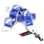FENDER 2" MONOGRAMMED STRAP LAKE PLACID BLUE Ремень гитарный