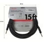 Кабель инструментальный FENDER CABLE PROFESSIONAL SERIES 15' GREY TWEED