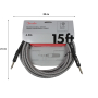 Кабель інструментальний FENDER CABLE PROFESSIONAL SERIES 15' WHITE TWEED