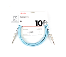 Кабель інструментальний FENDER CABLE ORIGINAL SERIES 10' DAPHNE BLUE
