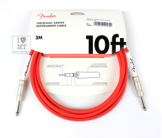 Кабель інструментальний FENDER CABLE ORIGINAL SERIES 10' FIESTA RED