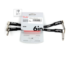 Кабель інструментальний FENDER CABLE PROFESSIONAL SERIES 6" PATCHES (PAIR) BLACK