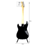 SQUIER by FENDER MM STRAT HT BLACK Электрогитара