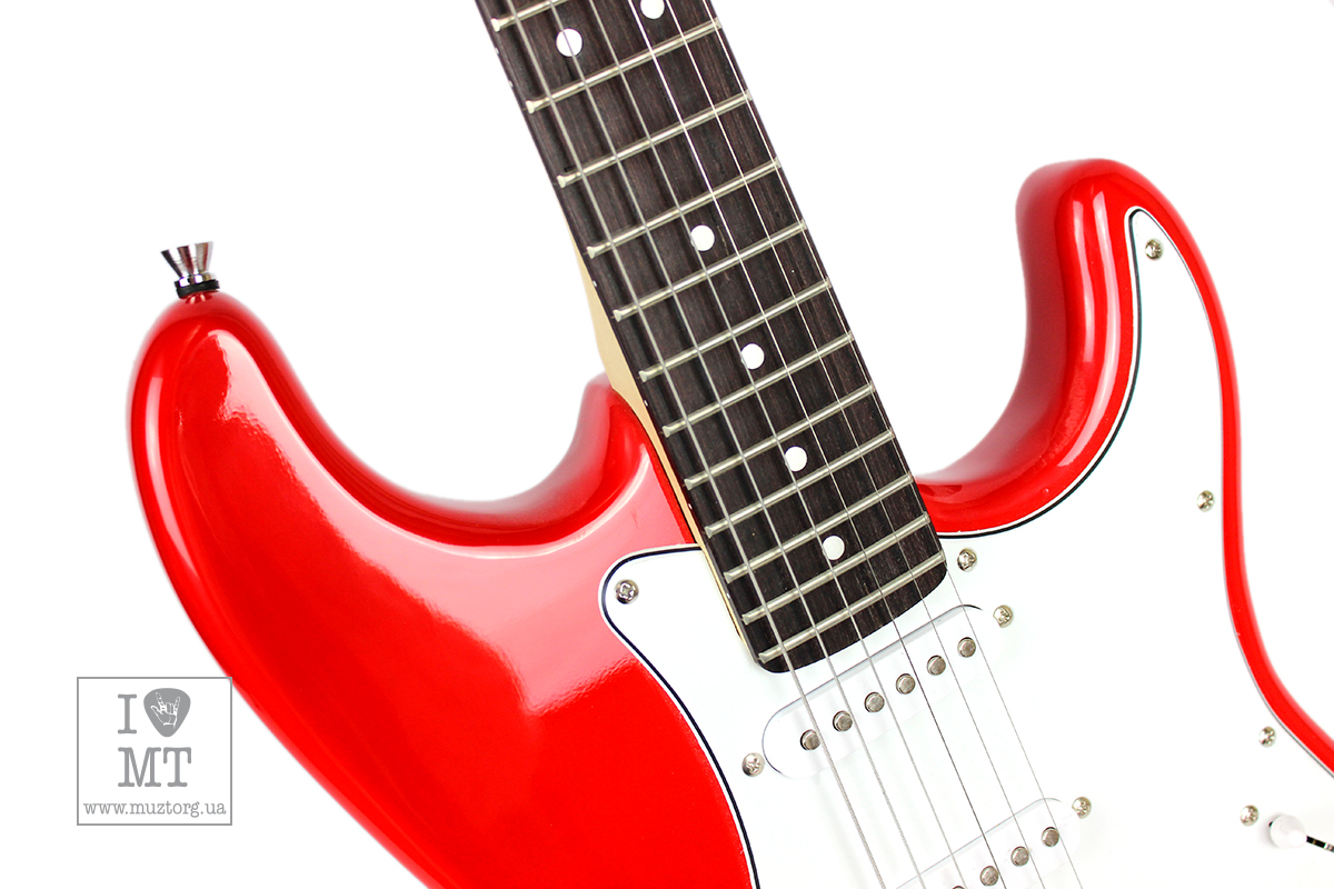 SQUIER by FENDER MM STRAT HT RED Электрогитара