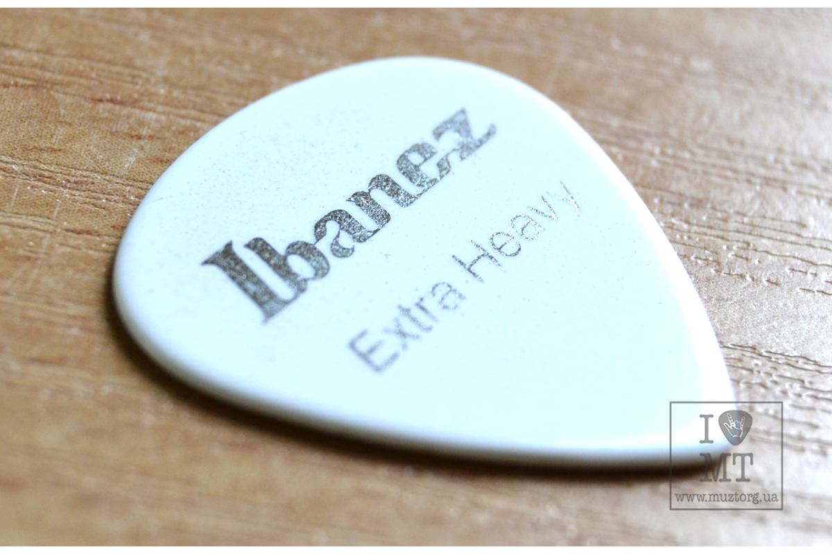 IBANEZ ACE161 WHITE EXTRA HEAVY Медіатор