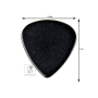 Медіатор IBANEZ ACE161 BLACK HEAVY