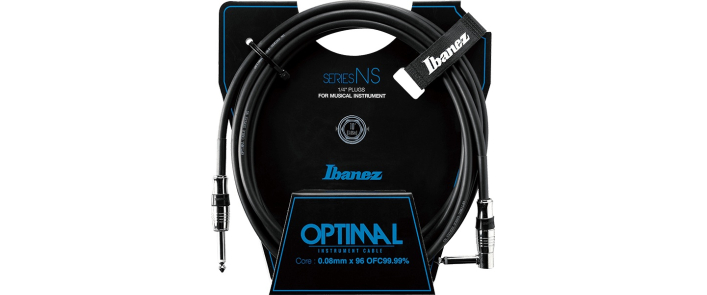 Кабель инструментальный IBANEZ NS10L INSTRUMENT CABLE 3M ANGLED