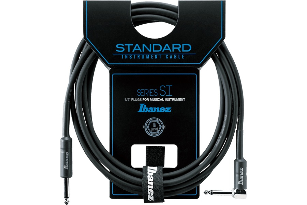 Кабель инструментальный IBANEZ SI10L INSTRUMENT CABLE 3M ANGLED