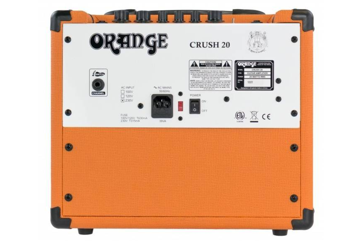 Гітарний комбопідсилювач Orange CRUSH 20