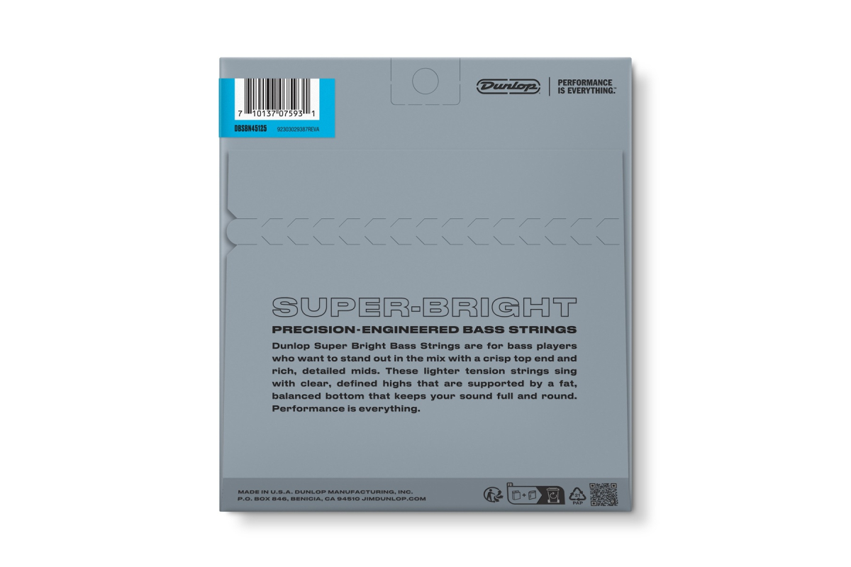 Струны для бас-гитар DUNLOP DBSBN45125