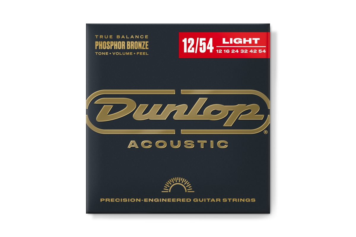 Струны для акустических гитар DUNLOP DAP1254 Phosphor Bronze Light