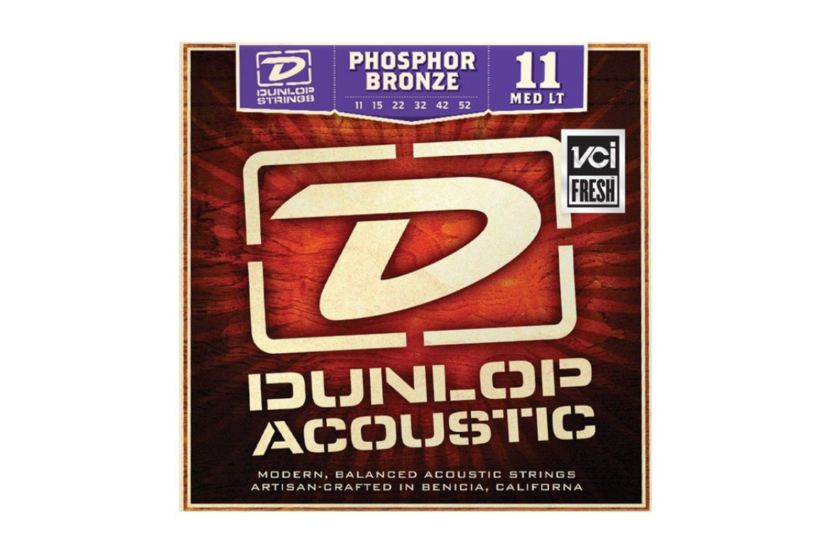Dunlop DAP1152 Phosphor Bronze Medium Light Струны для акустических гитар