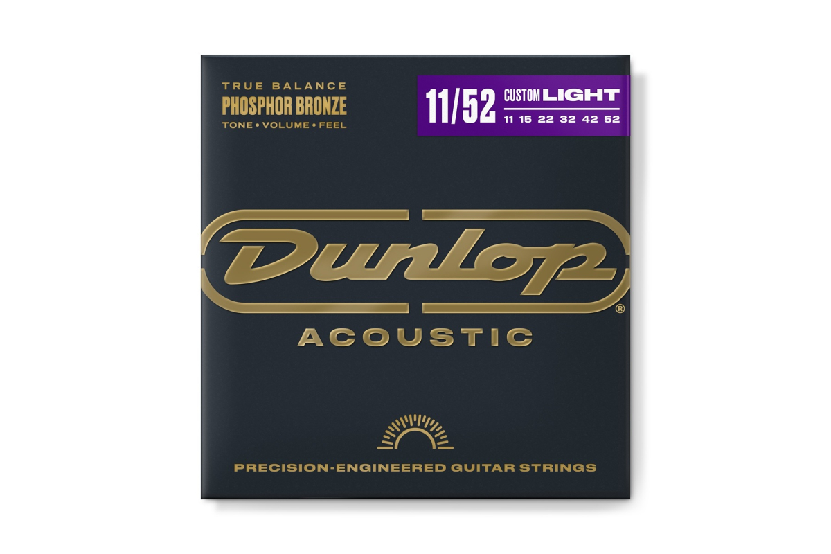 Струны для акустических гитар Dunlop DAP1152 Phosphor Bronze Medium Light