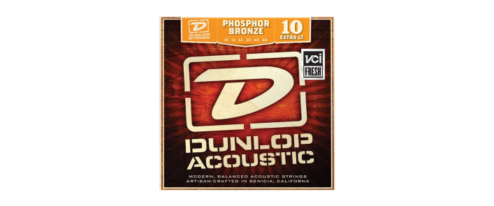 Струны для акустических гитар DUNLOP DAP1048 Phosphor Bronze Extra Light
