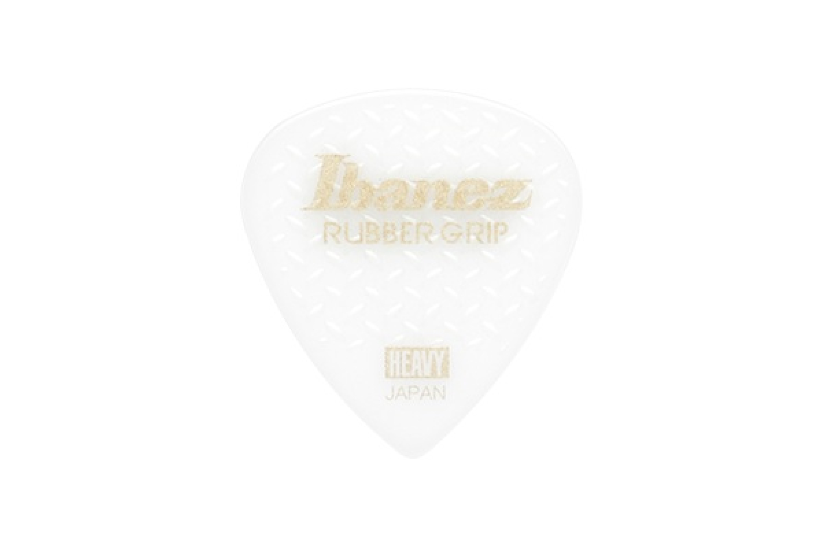 Медіатор IBANEZ PA16HRG-WH WIZARD RUBBER GRIP HEAVY PICK WHITE