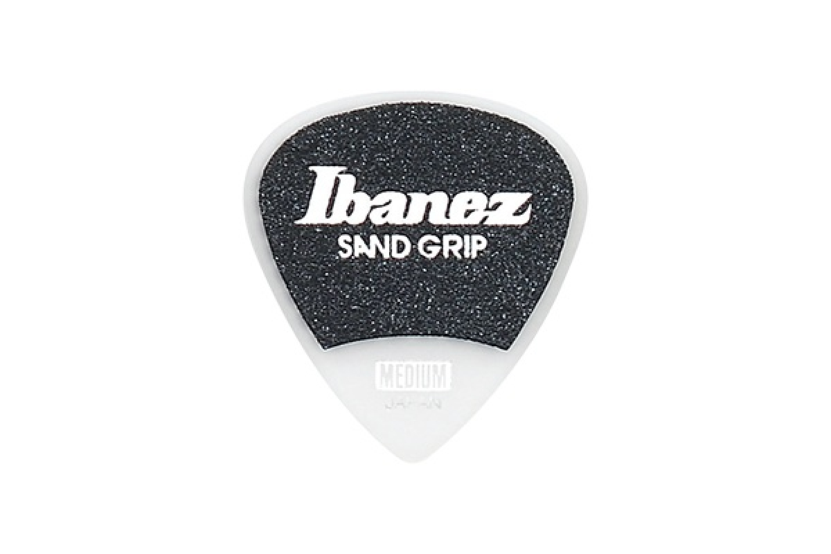 Медиатор IBANEZ PA16MSG-WH WIZARD MEDIUM SAND GRIP PICK WHITE