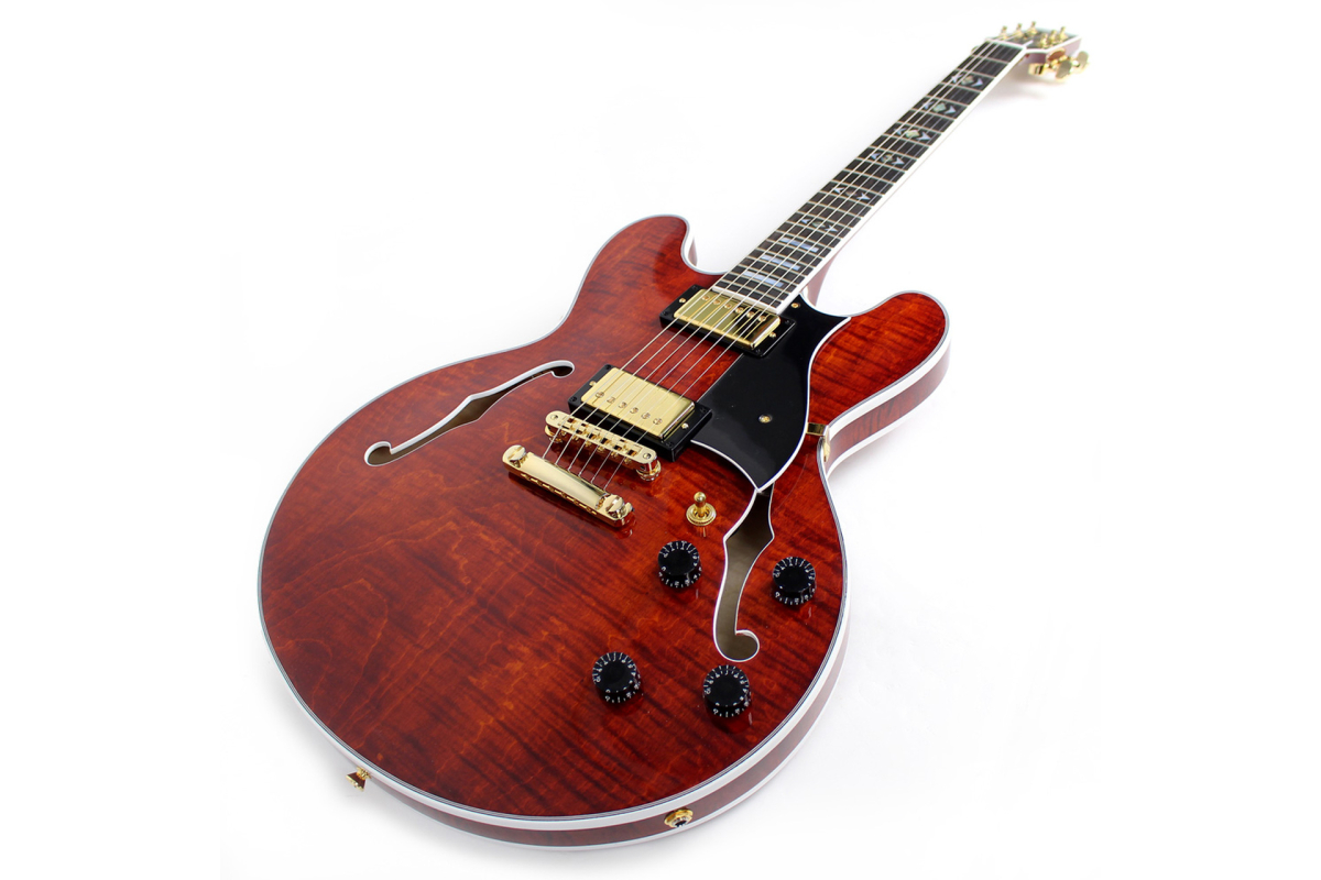 Гитара полуакустическая HERITAGE H555 B AM W SETH'S