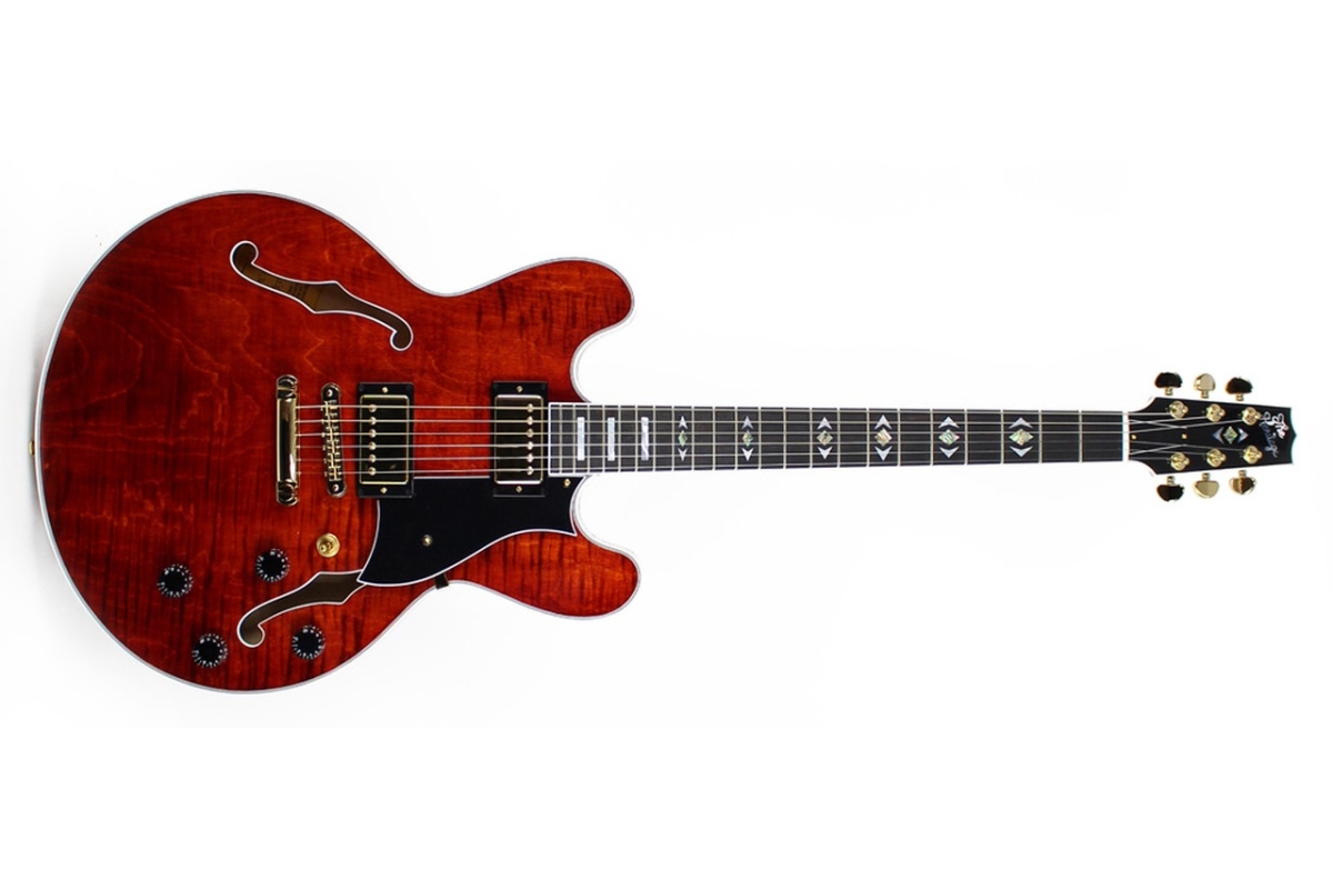 Гитара полуакустическая HERITAGE H555 B AM W SETH'S