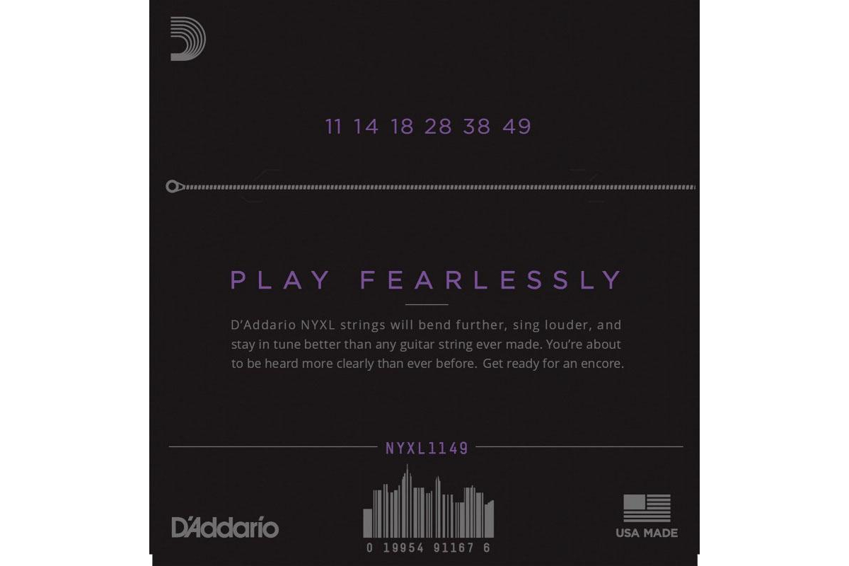 D’ADDARIO NYXL1149 Струни для електрогітар
