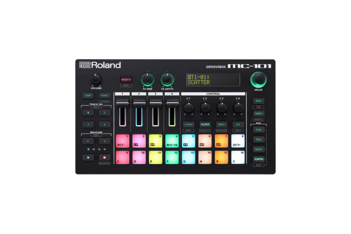 MIDI контролер ROLAND MC101 грув-бокс