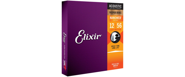 Струни для акустичних гітар ELIXIR PB NW LM