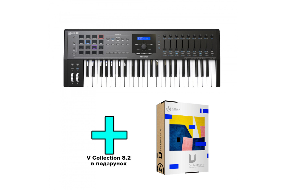 MIDI клавиатура Arturia KeyLab 49 MkII Black Edition
