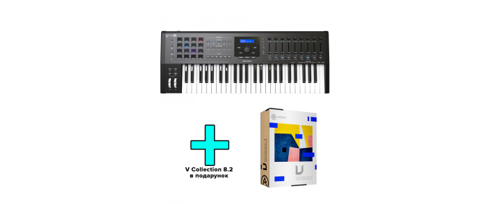MIDI клавіатура Arturia KeyLab 49 MkII Black Edition V Collection 9.2