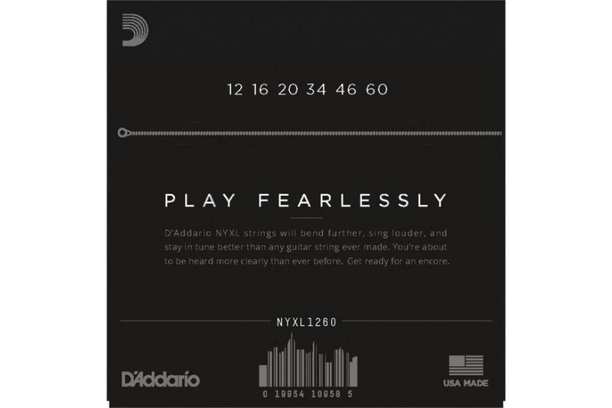 D'ADDARIO NYXL-1260 Струни для електрогітар