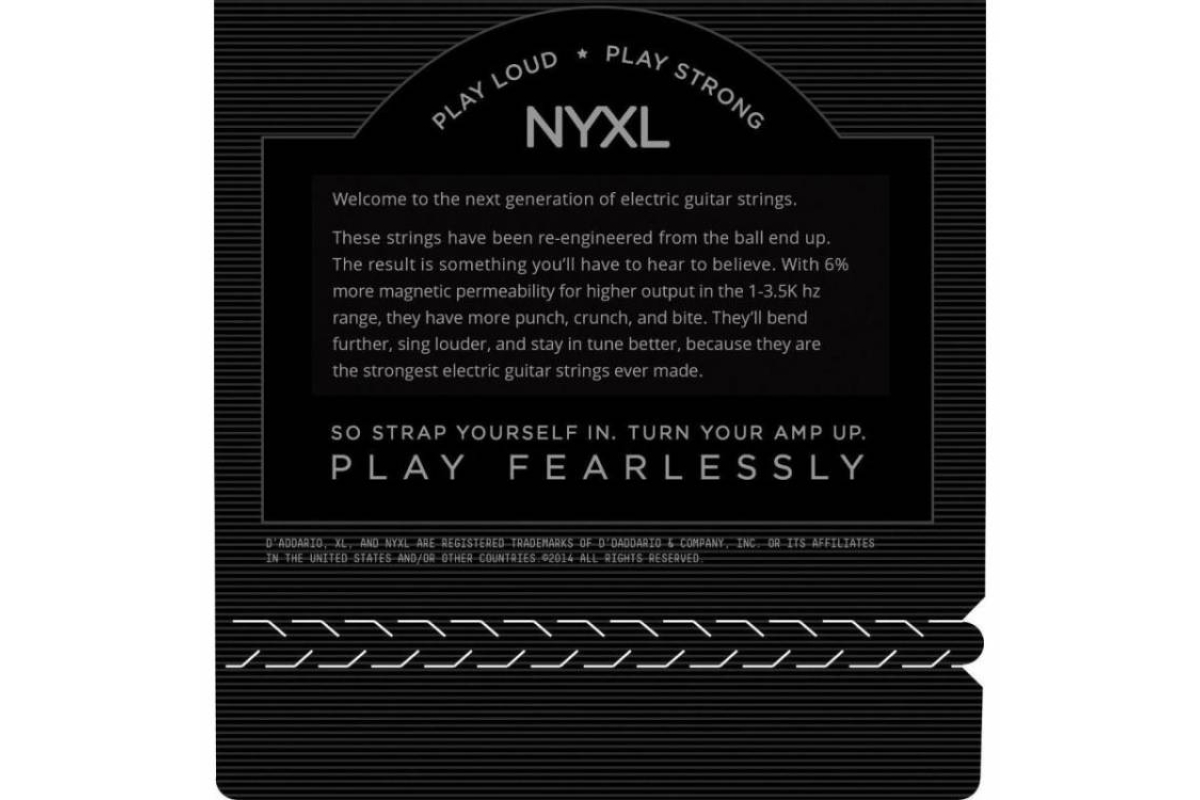 D'ADDARIO NYXL-1260 Струни для електрогітар