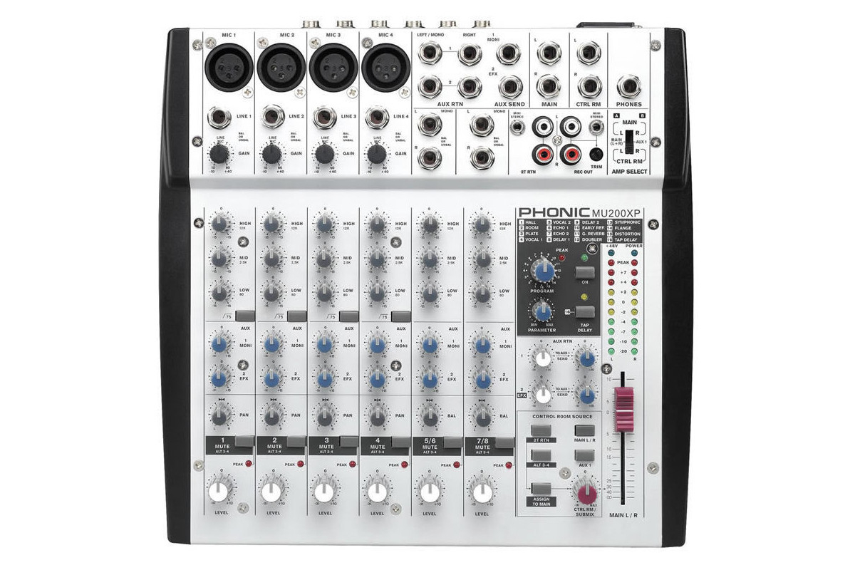Мікшерний пульт Phonic MU 200XP