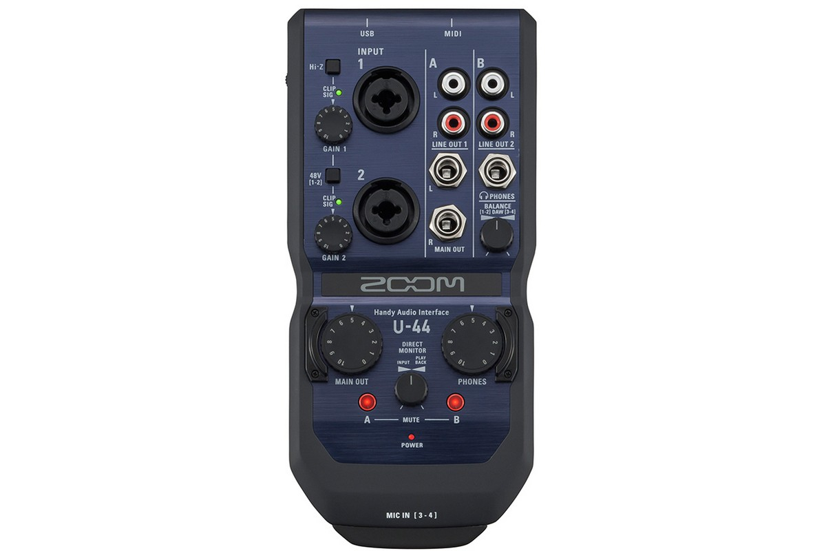 ZOOM U-44 Аудиоинтерфейс