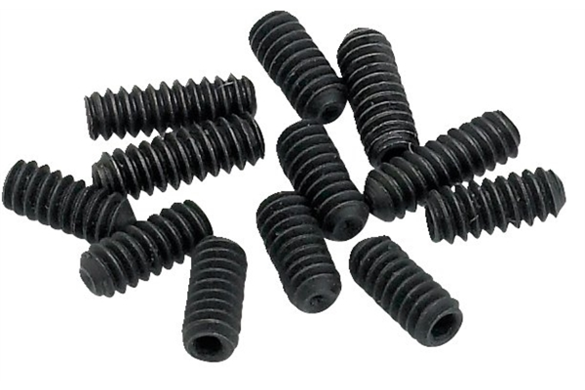 Набор винтов для сёдел FENDER AMERICAN SERIES BRIDGE SADDLE HEIGHT ADJUSTMENT SCREWS (12)