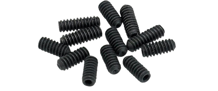 Набор винтов для сёдел FENDER AMERICAN SERIES BRIDGE SADDLE HEIGHT ADJUSTMENT SCREWS (12)