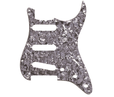 Пікгард FENDER 11-HOLE MODERN-STYLE STRATOCASTER S/S/S PICKGUARDS BLACK MOTO