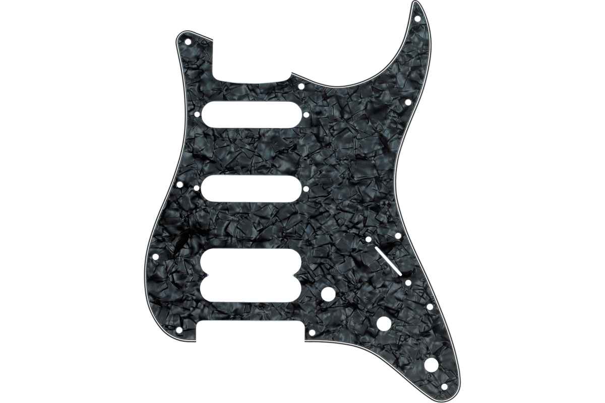 Пікгард FENDER 11-HOLE MODERN-STYLE H/S/S ULTRA SERIES STRATOCASTER PICKGUARD BLACK MOTO