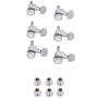 Кілки для гітари FENDER LOCKING STRATOCASTER/TELECASTER TUNING MACHINE SETS BRUSHED CHROME