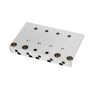 Бридж в сборе FENDER HIMASS 5-STRING BASS NARROW BRIDGE ASSEMBLY WITH BRASS SADDLES