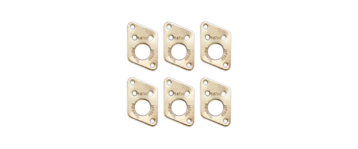 Пластини для кілків GRAPH TECH PRT-952-217-G0 Premium Plates For F Style Screw Hole - Gold