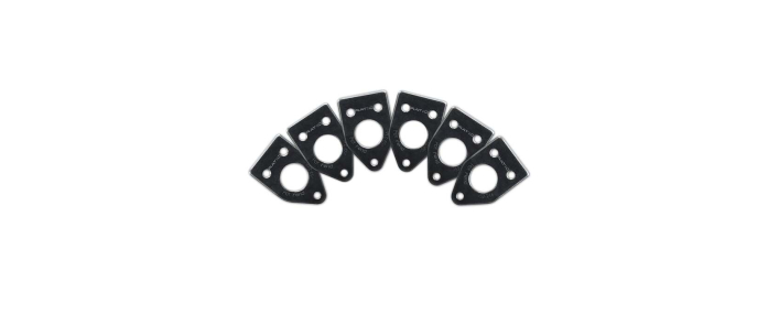 Пластини для кілків GRAPH TECH PRT-952-216-B0 Premium Plates For 90 Degree Screw Hole - Black
