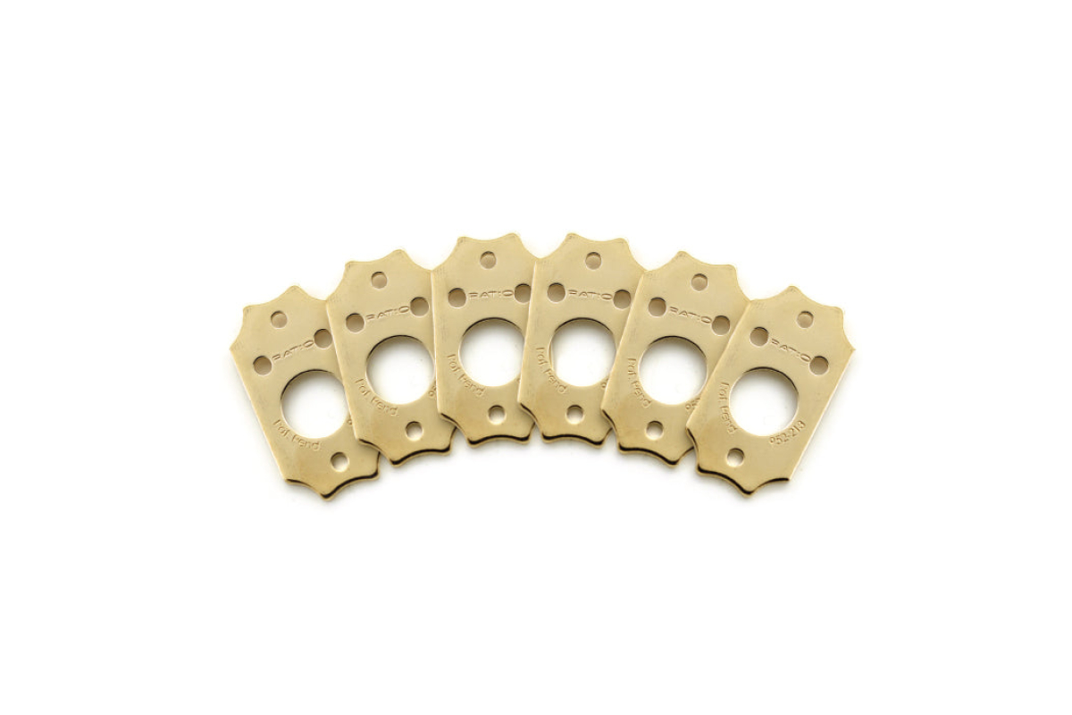 Пластини для кілків GRAPH TECH PRT-952-213-G0 Premium Plates For Gibson Style Screw Hole - Gold