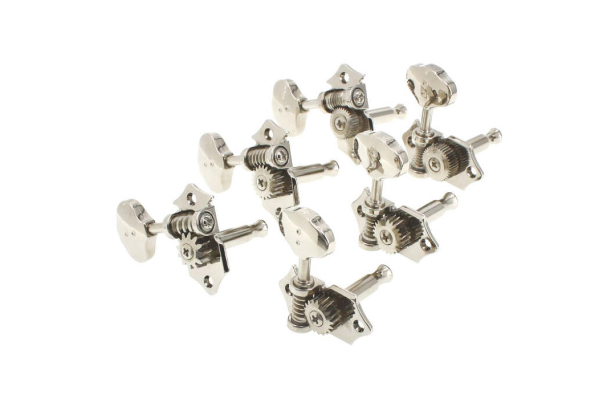 Колки для гитары GRAPH TECH PRN-3424-N0 Electric 3+3 Butterbean Button Nickel